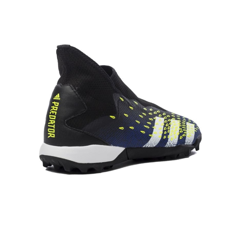 adidas Predator Freak .3 Laceless TF Superlative - Core Black/Footwear White/Solar Yellow