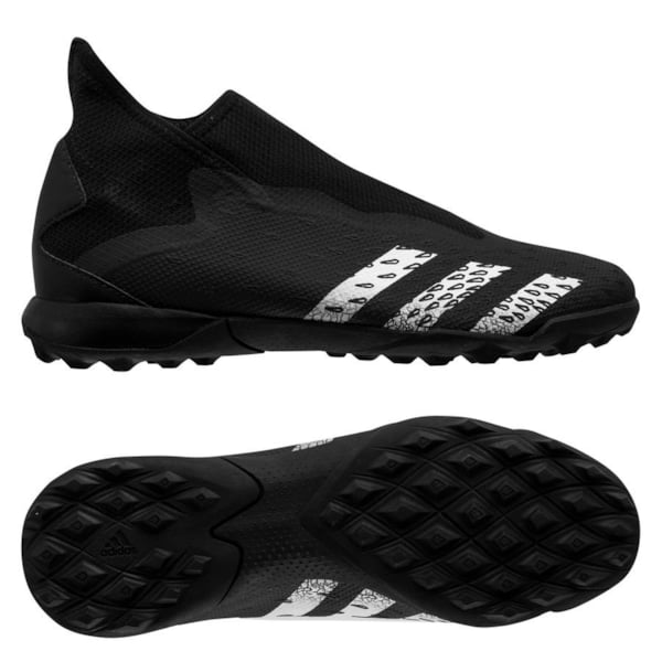 adidas Predator Freak .3 Laceless TF Superstealth - Core Black/Footwear White
