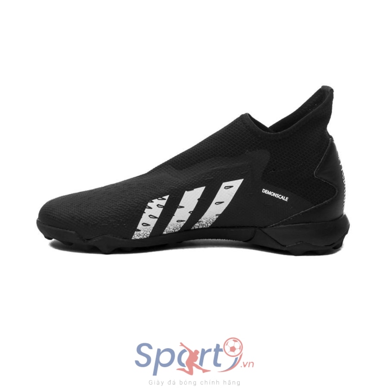 adidas Predator Freak .3 Laceless TF Superstealth - Core Black/Footwear White