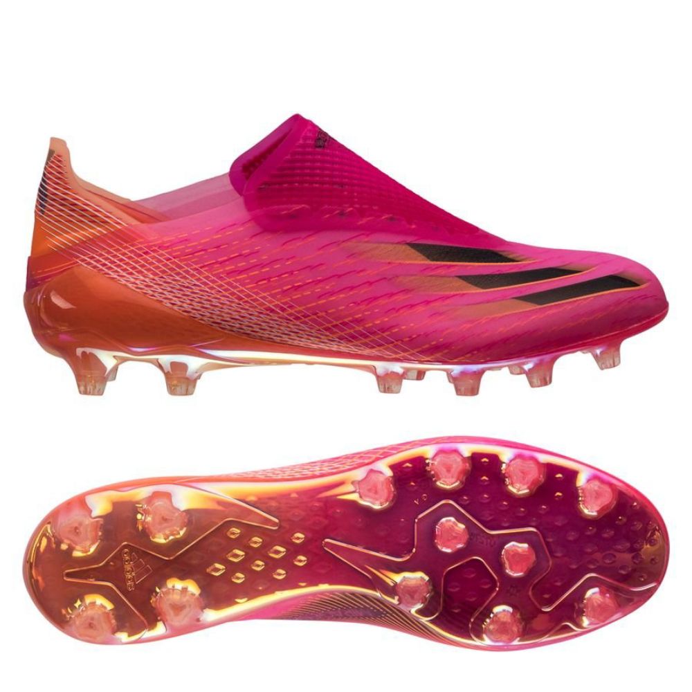 アディダス  X GHOSTED+ FG 26.5 adidas X Ghosted + AG Superspectral - Shock Pink/Core Black