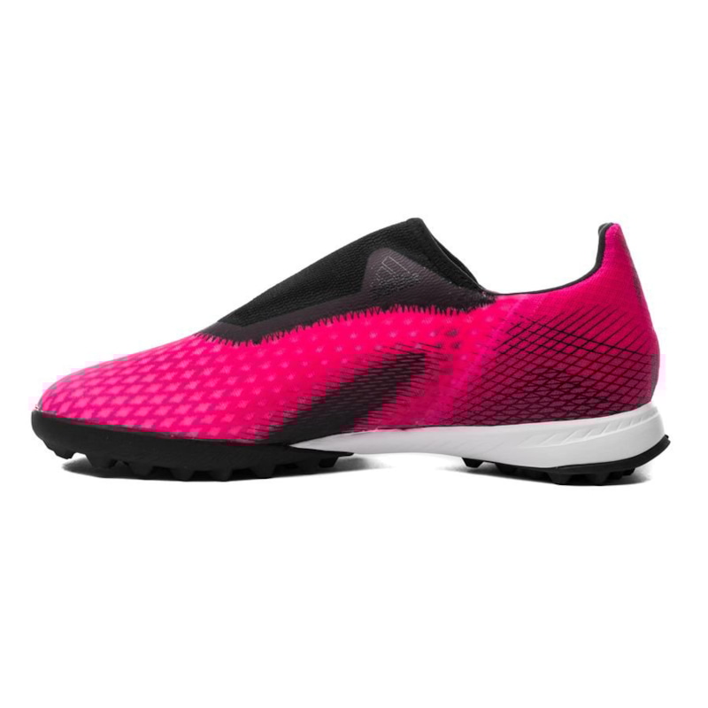 adidas X Ghosted .3 Laceless TF Superspectral - Shock Pink/Core Black/Screaming Orange