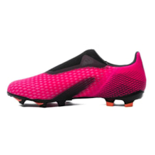 adidas X Ghosted .3 Laceless FG/AG Superspectral - Shock Pink/Core Black/Screaming Orange