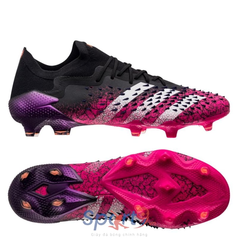 adidas Predator Freak .1 Low FG/AG Superspectral - Core Black/Footwear White/Shock Pink