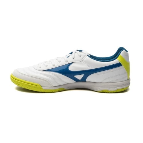 Mizuno Morelia Sala Classic IN - White/Mykonos Blue