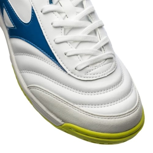 Mizuno Morelia Sala Classic IN - White/Mykonos Blue