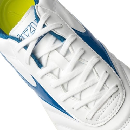 Mizuno Morelia Sala Classic IN - White/Mykonos Blue