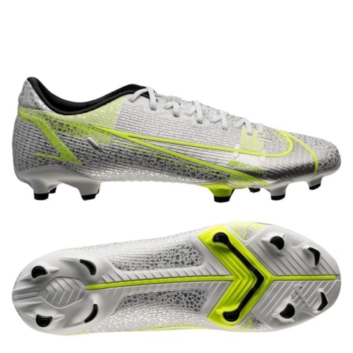 Nike Mercurial Vapor 14 Academy MG Silver Safari - White/Black/Metallic Silver/Volt