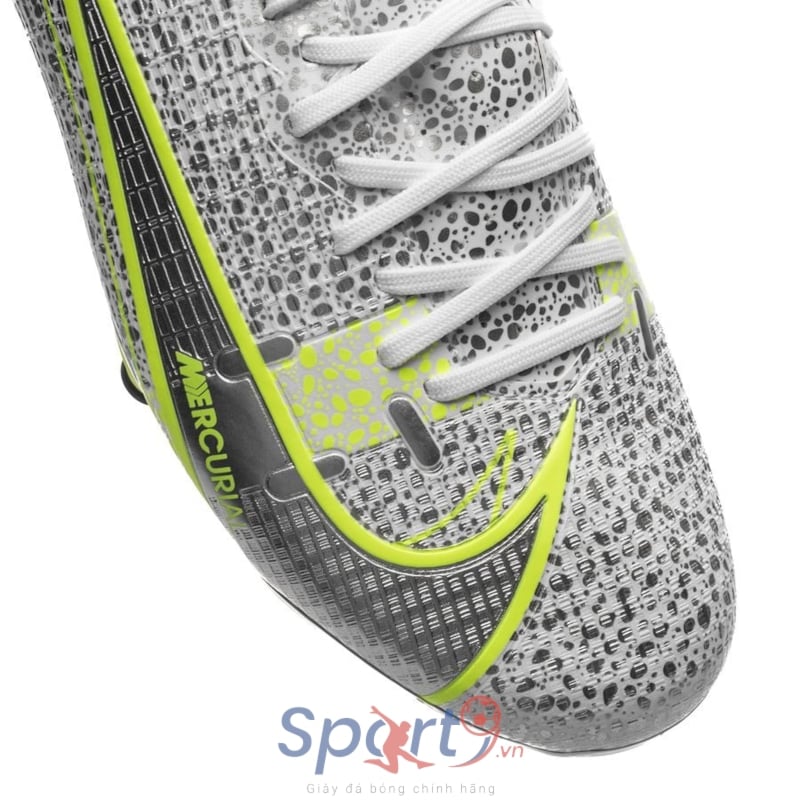 Nike Mercurial Vapor 14 Academy MG Silver Safari - White/Black/Metallic Silver/Volt