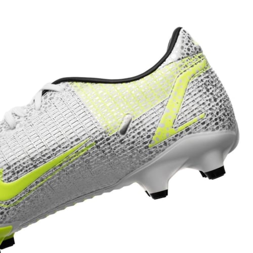 Nike Mercurial Vapor 14 Academy MG Silver Safari - White/Black/Metallic Silver/Volt