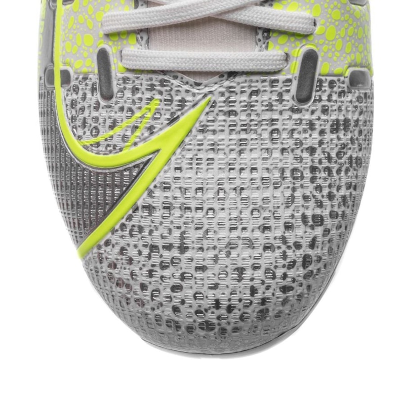 Nike Mercurial Superfly 8 Academy MG Silver Safari - White/Black/Metallic Silver/Volt