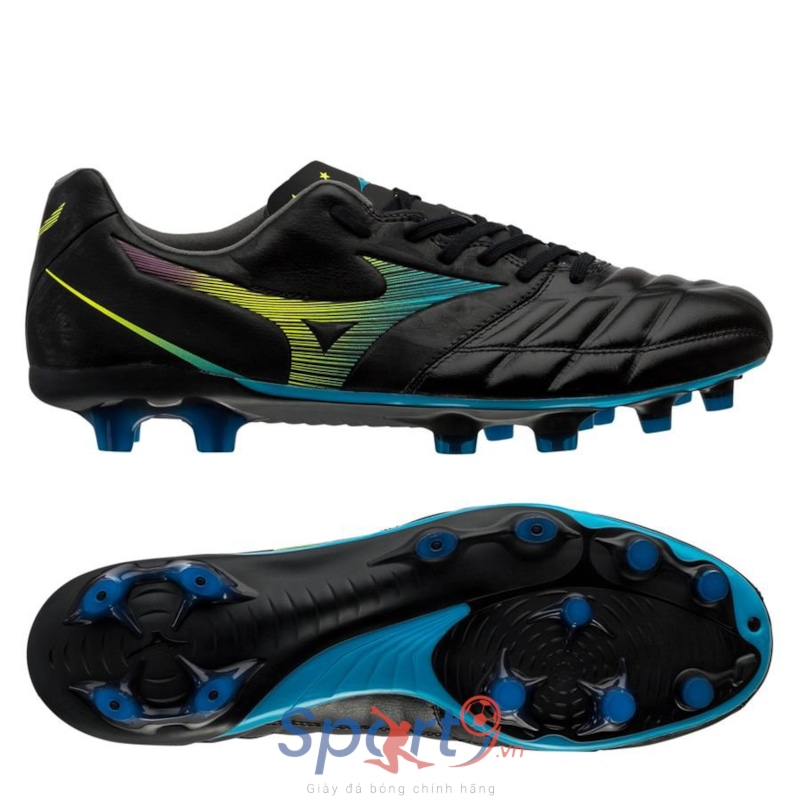 Mizuno Rebula III Cup Elite FG Cyber - Black/Blue Atoll