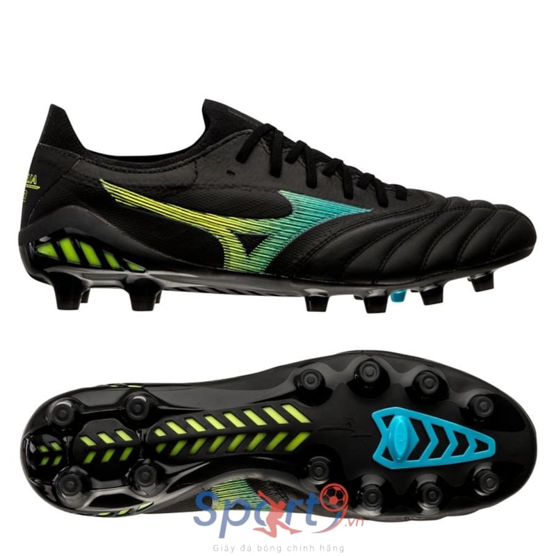 Mizuno Morelia Neo III Elite FG Cyber - Black/Blue Atoll