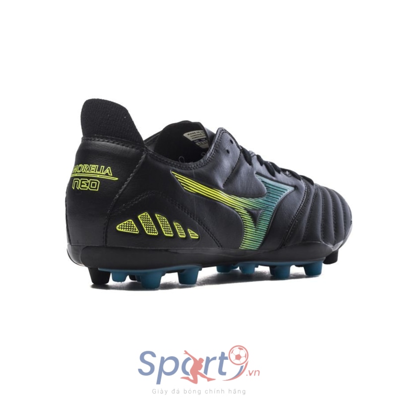 Mizuno Morelia Neo III Pro AG - Black/Blue Atoll