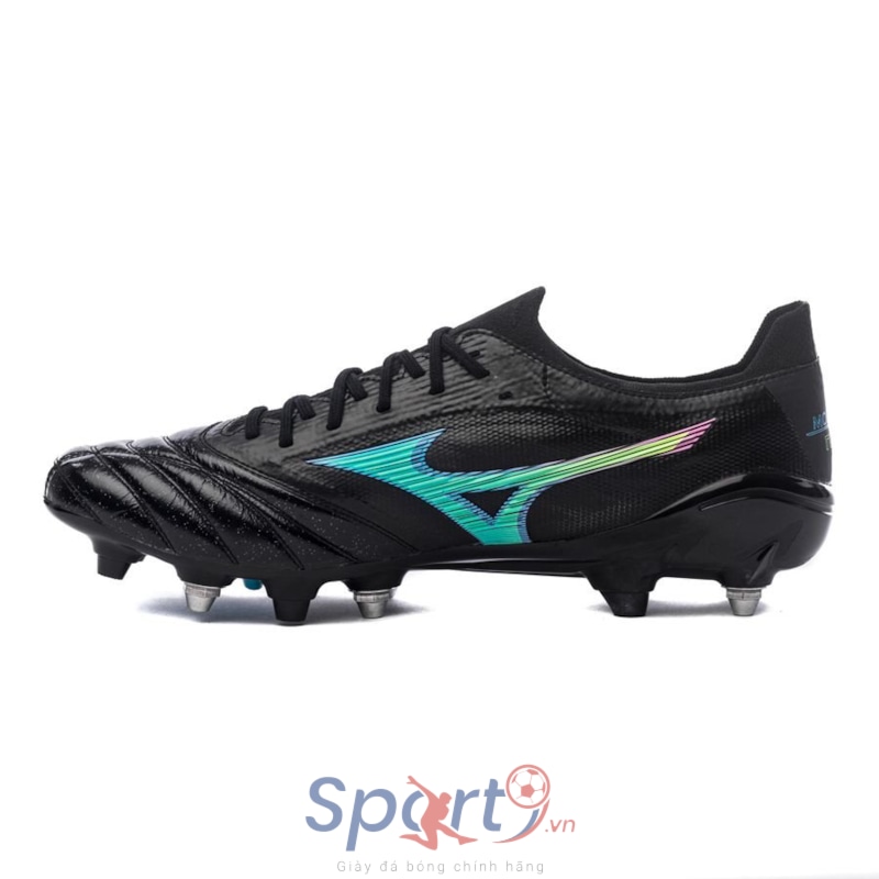 Mizuno Morelia Neo III Made in Japan SG Cyber - Black/Blue Atoll