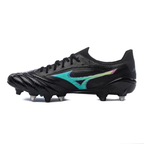 Mizuno Morelia Neo III Made in Japan SG Cyber - Black/Blue Atoll