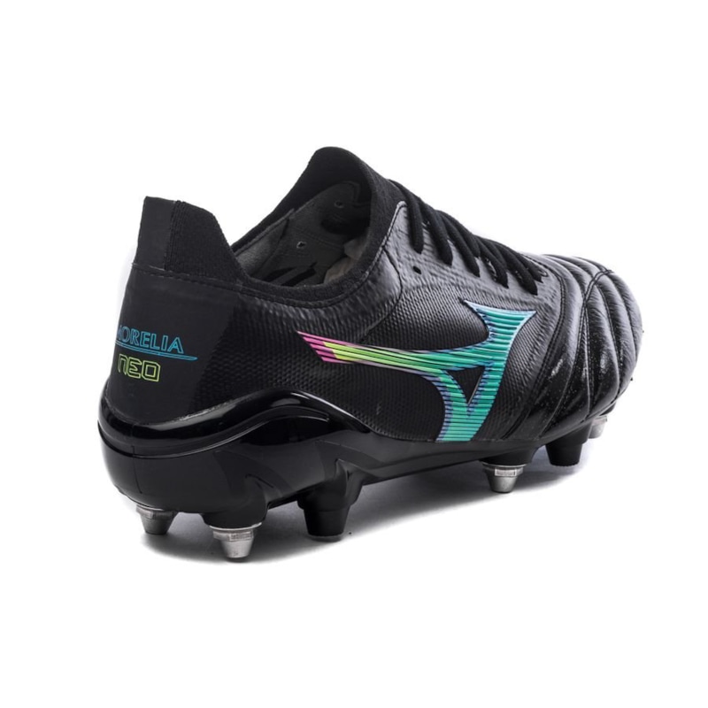 Mizuno Morelia Neo III Made in Japan SG Cyber - Black/Blue Atoll