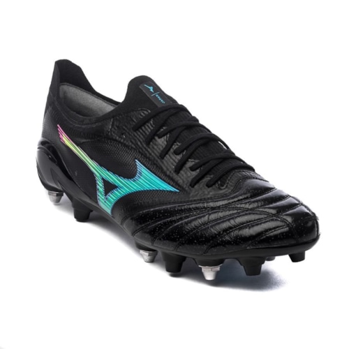 Mizuno Morelia Neo III Made in Japan SG Cyber - Black/Blue Atoll