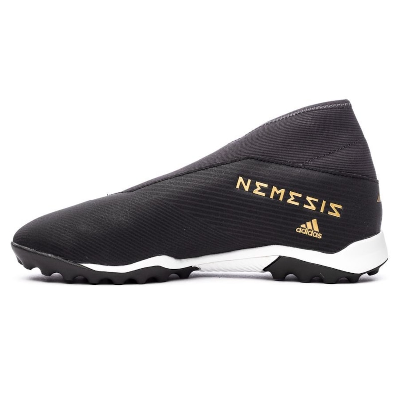 adidas Nemeziz Tango 19.3 TF Laceless Dark Motion - Core Black/Gold Metallic