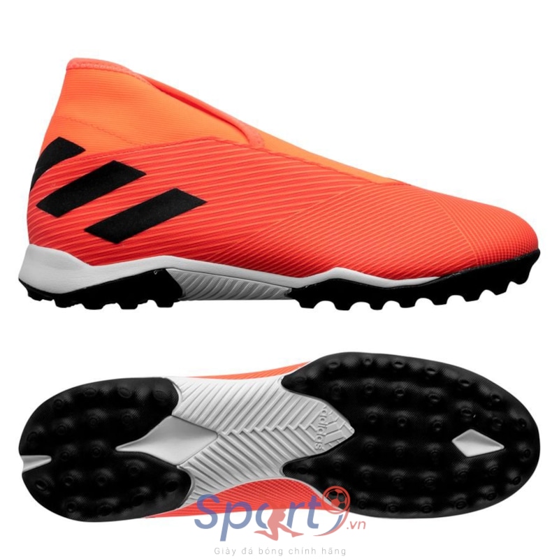 adidas Nemeziz 19.3 TF Laceless Inflight - Signal Coral/Core Black/Solar Red