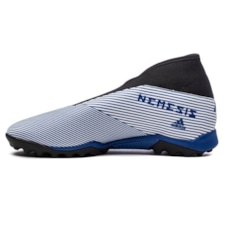adidas Nemeziz 19.3 TF Laceless Mutator - Footwear White/Royal Blue