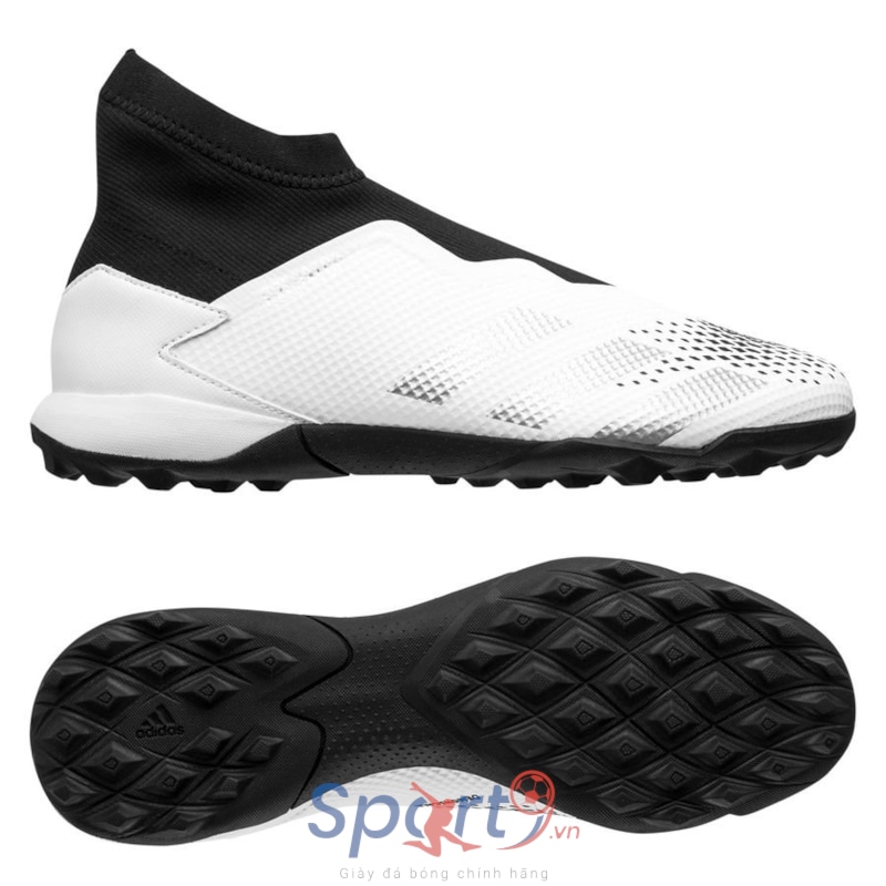 adidas Predator 20.3 Laceless TF Inflight - Footwear White/Core Black