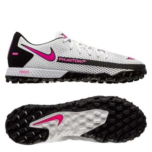 Nike Phantom GT React Pro TF Daybreak - White/Pink Blast/Black