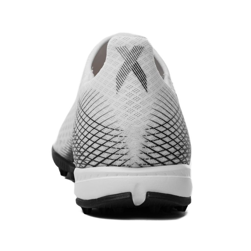 adidas X Ghosted .3 Laceless TF Inflight - Footwear White/Core Black/Silver Metallic