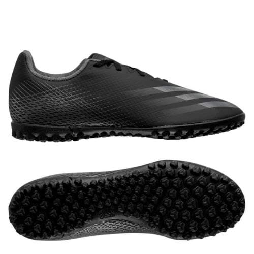 adidas X Ghosted .4 TF Superstealth - Core Black/Grey Six