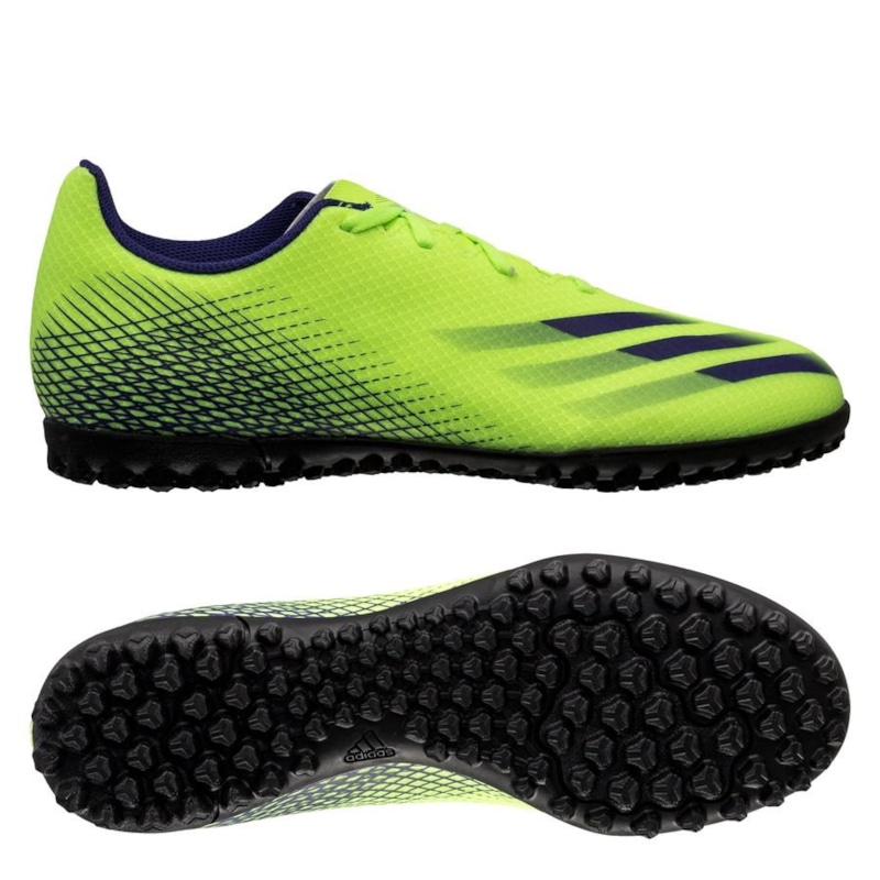 adidas X Ghosted .4 TF Precision To Blur - Signal Green/Energy Ink