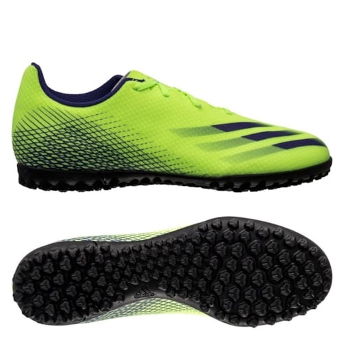 adidas X Ghosted .4 TF Precision To Blur - Signal Green/Energy Ink