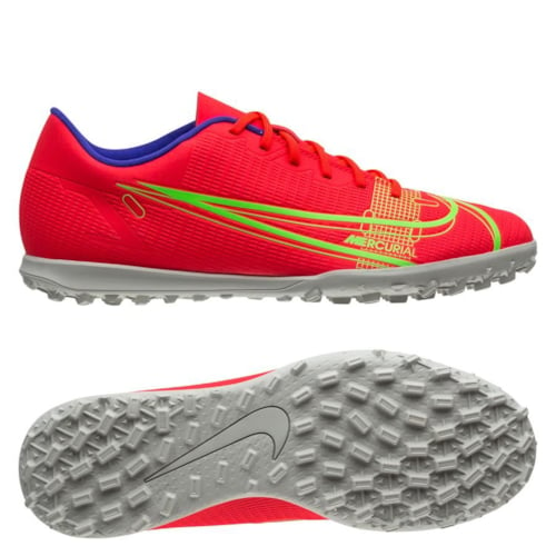 Nike Mercurial Vapor 14 Club TF Spectrum - Bright Crimson/Metallic Silver