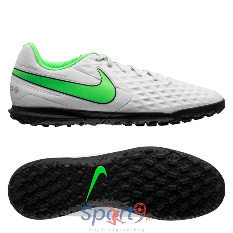 Nike Tiempo Legend 8 Club TF Spectrum - Platinum Tint/Rage Green