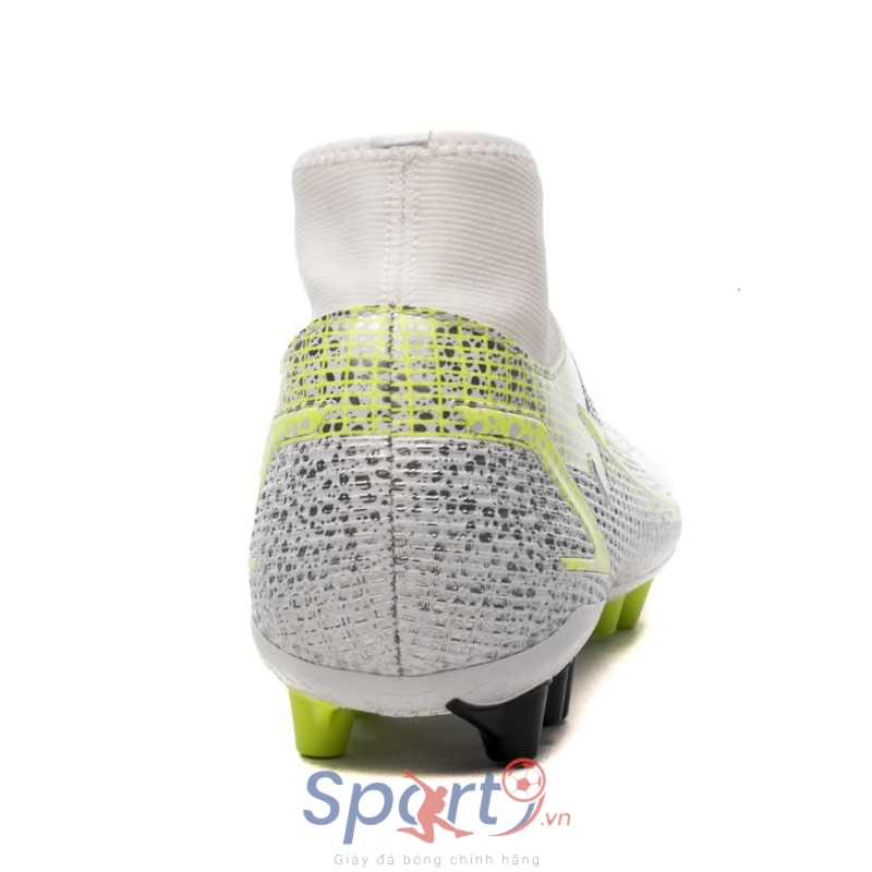 Nike Mercurial Superfly 8 Academy AG Silver Safari - White/Black/Metallic Silver/Volt