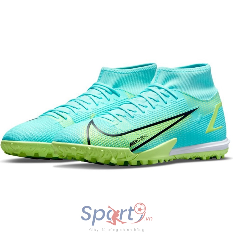 Nike Mercurial Superfly 8 Academy TF Impulse Pack - Xanh Ngọc - CV0953-403