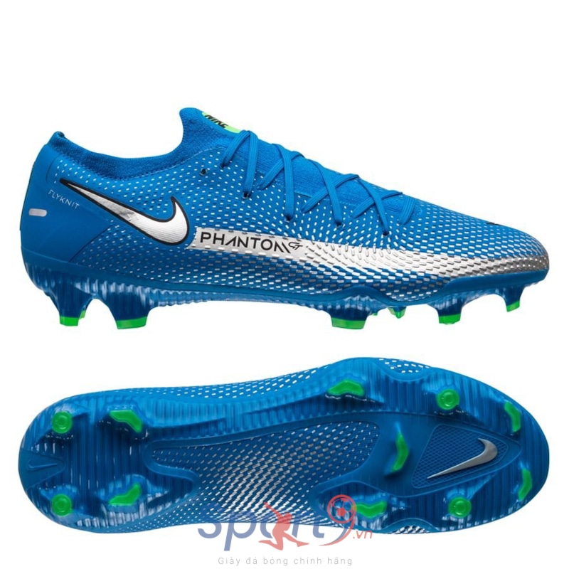 Nike Phantom GT Pro FG Spectrum - Photo Blue/Metallic Silver/Rage Green