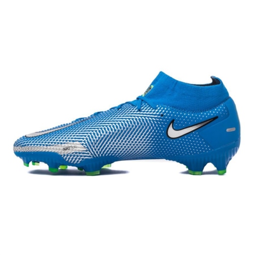 Nike Phantom GT Pro DF FG Spectrum - Photo Blue/Metallic Silver/Rage Green