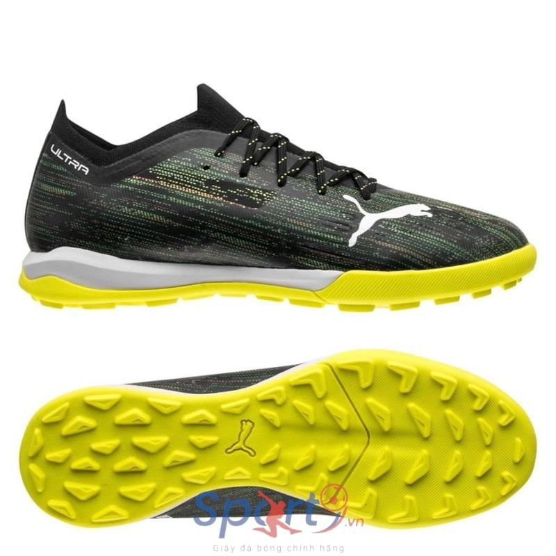 PUMA Ultra 1.2 Pro Cage TT Game On - PUMA Black/PUMA White/Yellow Alert