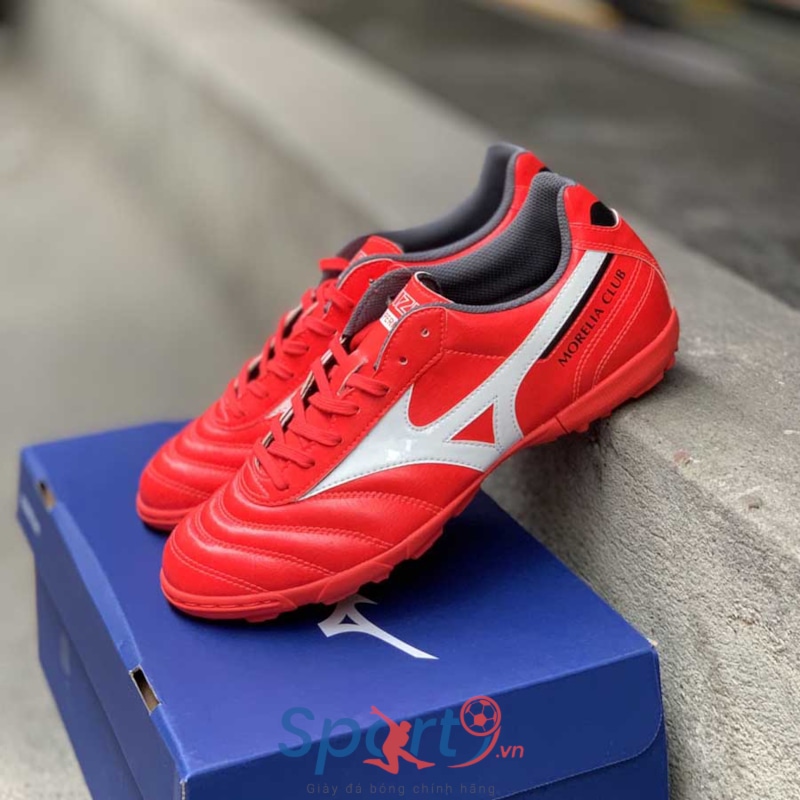 Mizuno Morelia II Club As - P1GD201660 Màu Đỏ Trắng