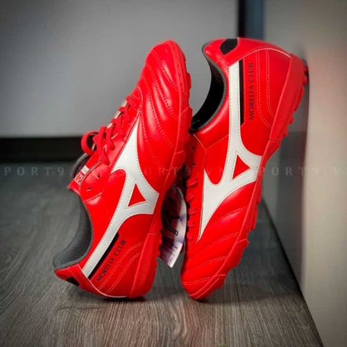 Mizuno Morelia II Club As - P1GD201660 Màu Đỏ Trắng