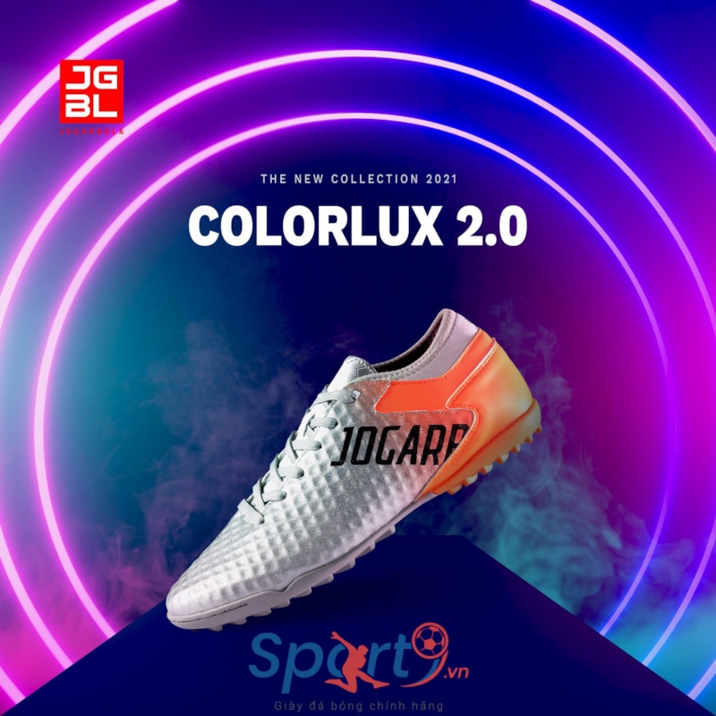 Giày đá bóng Jogarbola ColorLux 2.0 Màu Cam/Bạc