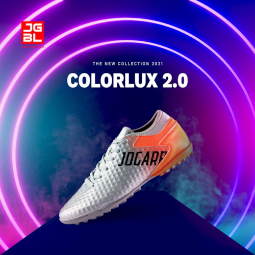 Giày đá bóng Jogarbola ColorLux 2.0 Màu Cam/Bạc