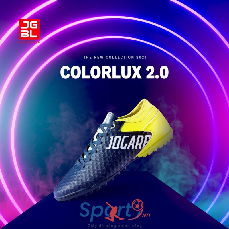 Giày đá bóng Jogarbola ColorLux 2.0 - Màu Xanh/Vàng
