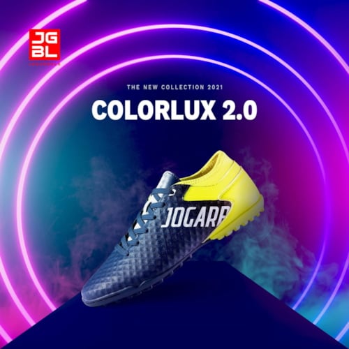 Giày đá bóng Jogarbola ColorLux 2.0 - Màu Xanh/Vàng