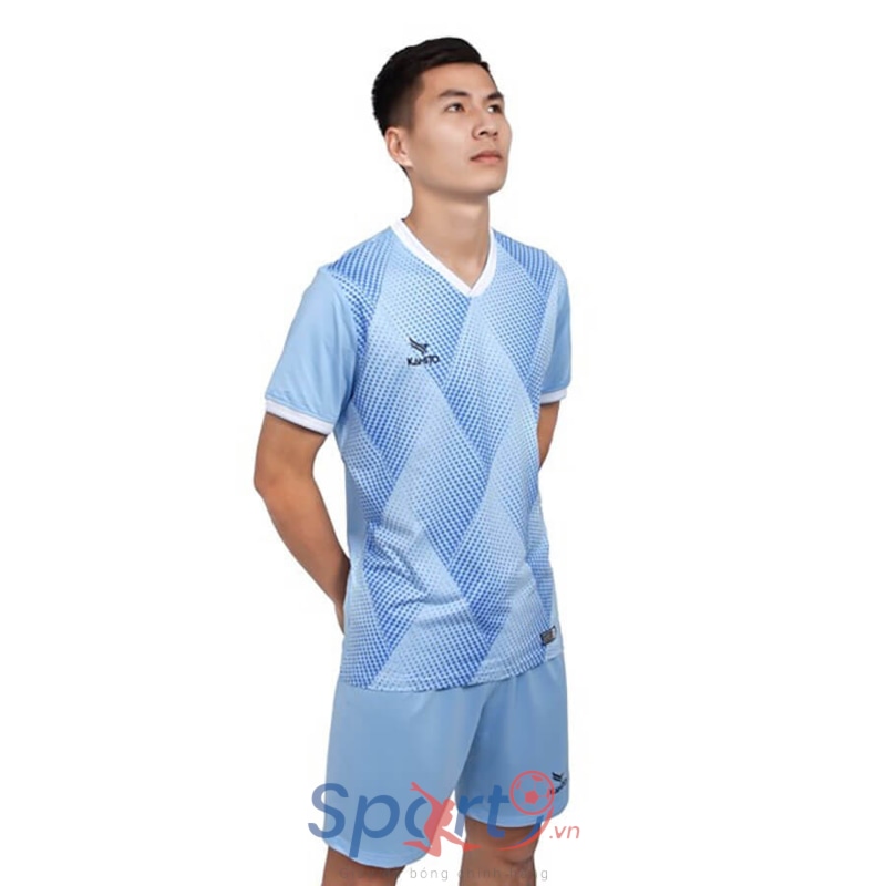 BỘ QUẦN ÁO BÓNG ĐÁ KAMITO KMSH2101 - MÀU XANH BIỂN