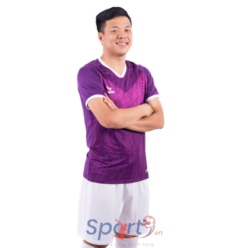 BỘ QUẦN ÁO BÓNG ĐÁ KAMITO KMSH2102 - MÀU TÍM