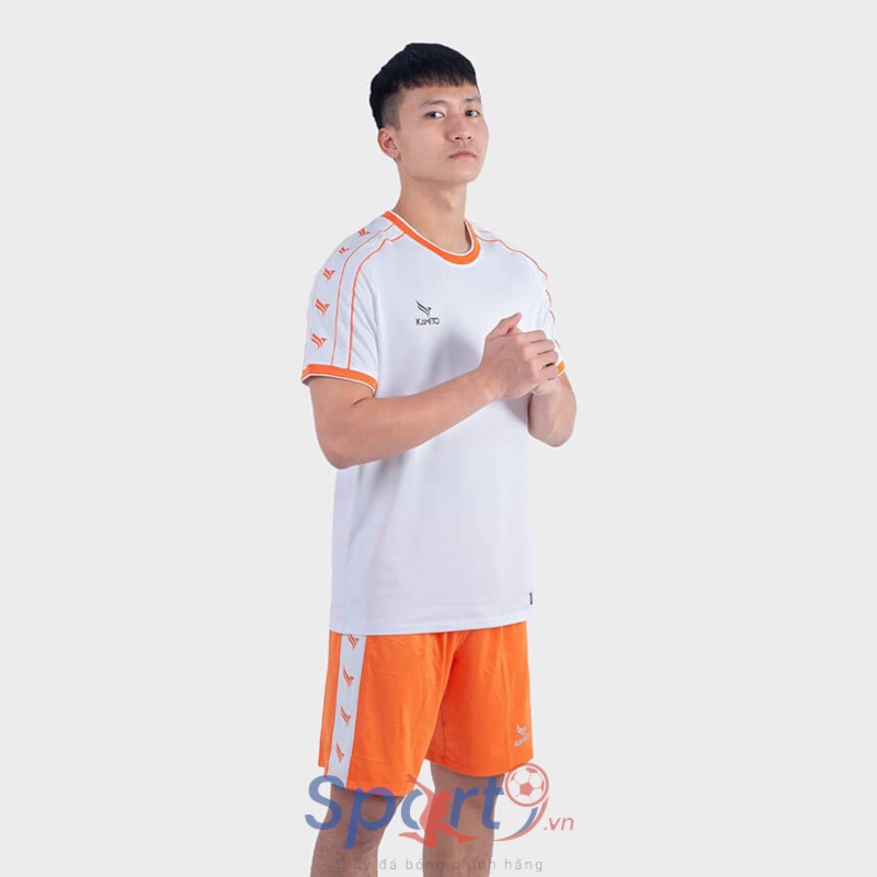 BỘ QUẦN ÁO BÓNG ĐÁ KAMITO KMST210 - MÀU TRẮNG