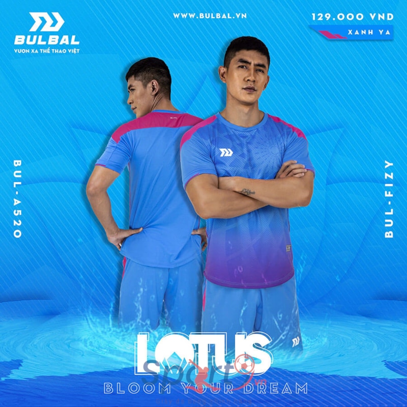 BỘ QUẦN ÁO BÓNG ĐÁ BULBAL LOTUS - XANH YA