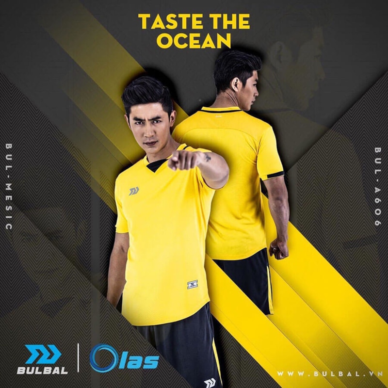 BỘ QUẦN ÁO BÓNG ĐÁ BULBAL OLAS - VÀNG