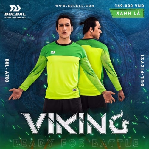 BỘ QUẦN ÁO THỦ MÔN BULBAL VIKING - XANH LÁ