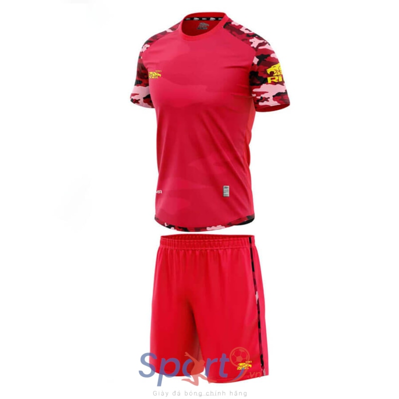 BỘ QUẦN ÁO BÓNG ĐÁ RIKI CAMOR - MÀU ĐỎ